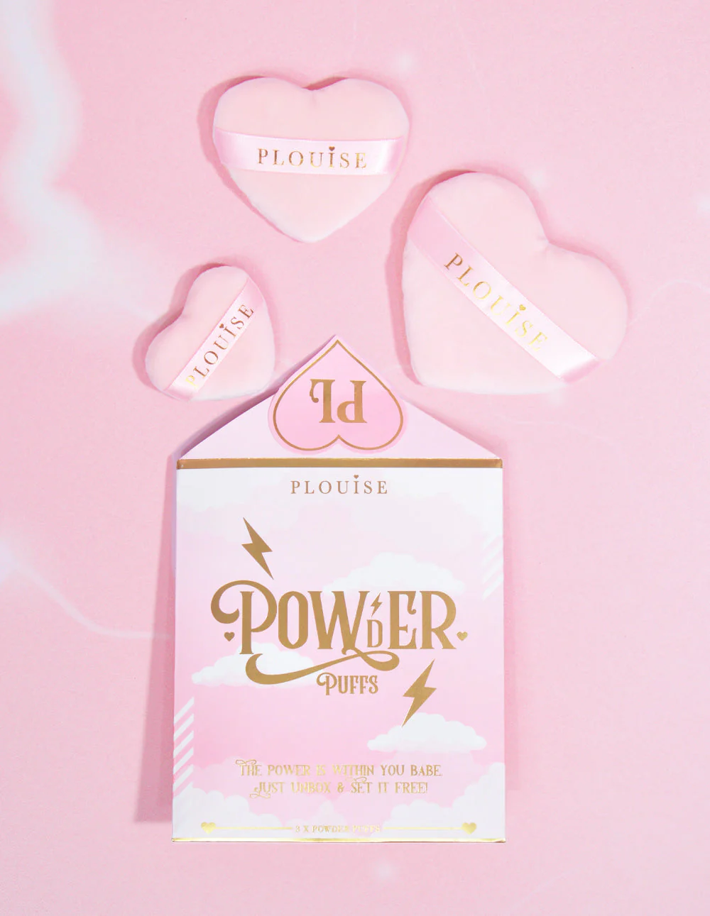 P.Louise Heart-Shaped Powder Puffs Set | P.Louise USA